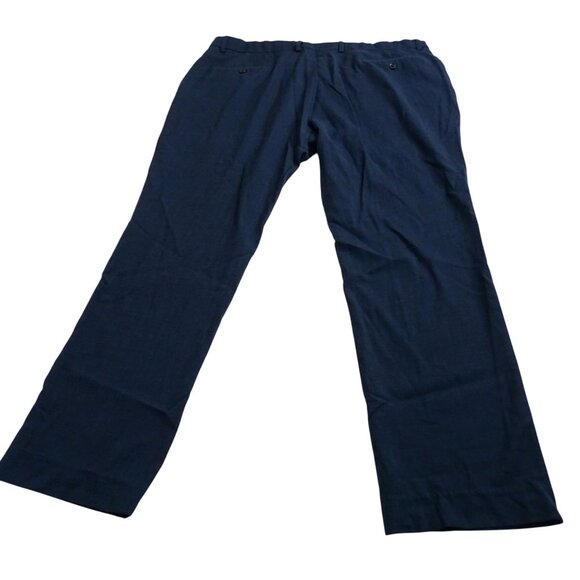 Tommy Hilfiger Navy Blue Dress Pants Men Size 39 x 29.5 Zipper Fly Pockets - Picture 3 of 12